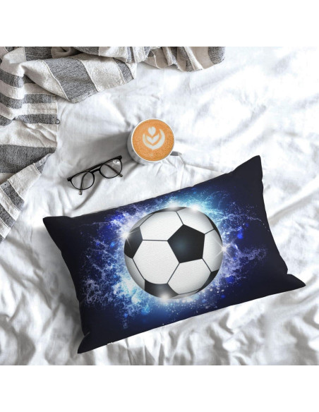 Funda de Cojín Deportivo SNAPMADE 76x50 cm Pelota de Fútbol Funda de Cojín Deportivo SNAPMADE 76x50 cm Pelota de Fútbol