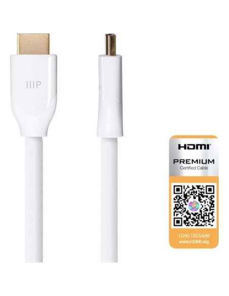 Cable HDMI Monoprice 7.62m Alta Velocidad 4K 18Gbps Negro Cable HDMI Monoprice 7.62m Alta Velocidad 4K 18Gbps Negro