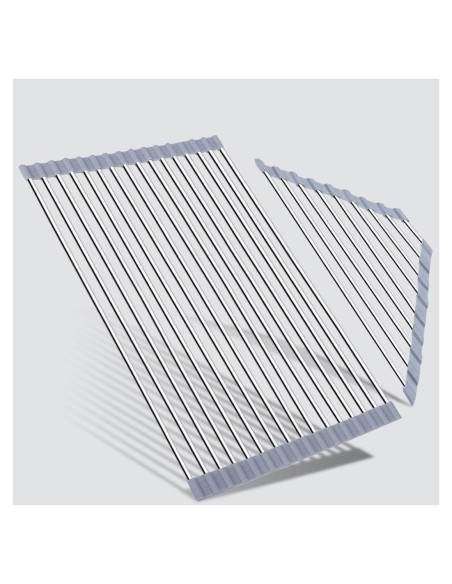 Escurridor de Platos Plegable Triangular ALIMART Acero Inoxidable Escurridor de Platos Plegable Triangular ALIMART Acero Inoxidable