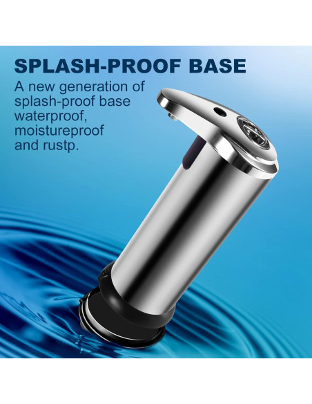 Dispensador de Jabón Automático TMEEIHNSS 280ml Infrarrojo Dispensador de Jabón Automático TMEEIHNSS 280ml Infrarrojo