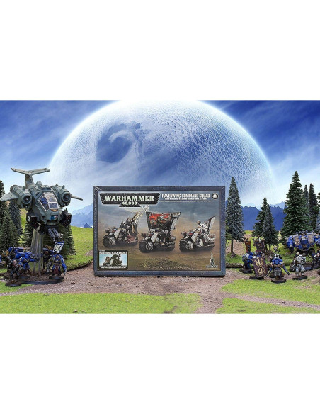 Comando Ravenwing Dark Angels Games Workshop - Miniaturas 122 Piezas Comando Ravenwing Dark Angels Games Workshop - Miniaturas 122 Piezas