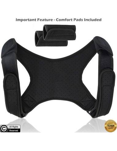 Corrector de Postura POAGL Ajustable para Hombres - Soporte Espalda