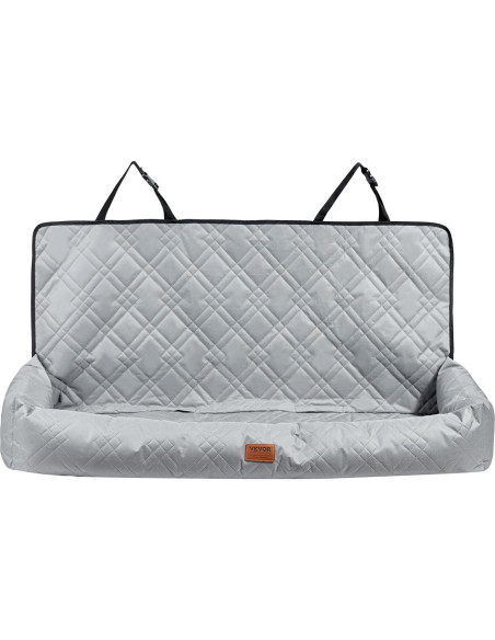 Asiento de Coche para Perros VEVOR Extra Grande Gris 127x50 cm Asiento de Coche para Perros VEVOR Extra Grande Gris 127x50 cm