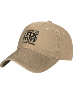 Gorra de Papá Ajustable VUWKNQ Denim Unisex Natural 2