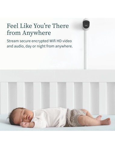 Owlet Cam 2 - Cámara Inteligente para Bebés HD 1080p - Azul
