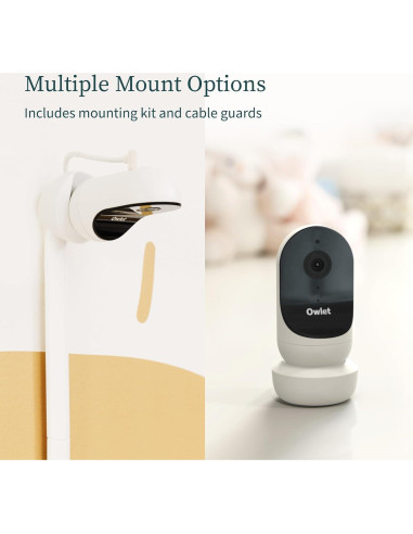 Owlet Cam 2 - Cámara Inteligente para Bebés HD 1080p - Azul