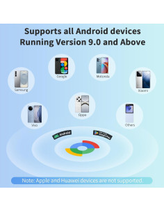 Etiqueta de Aire Android - Rastreador Bluetooth Negro - 4 Unidades 2