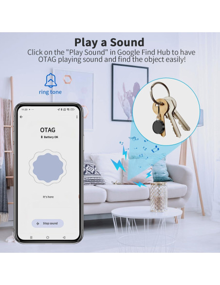 Etiqueta de Aire Android - Rastreador Bluetooth Negro - 4 Unidades Etiqueta de Aire Android - Rastreador Bluetooth Negro - 4 Unidades