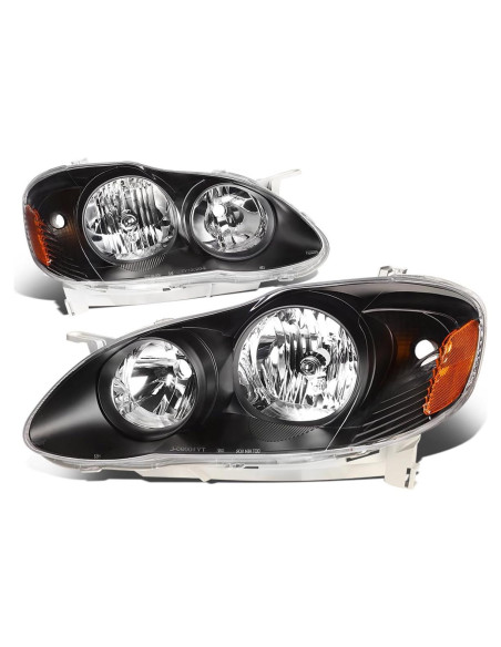 Conjunto de Faros Halógenos Auto Dynasty para Toyota Corolla 2003-2008 Conjunto de Faros Halógenos Auto Dynasty para Toyota Corolla 2003-2008