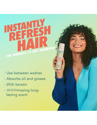 Champú Seco Batiste Bare 162 g - Refresca y Da Volumen