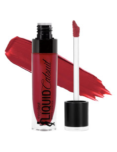 Labial Líquido Mate Wet n Wild Megalast 930B Rojo Missy y Feroz