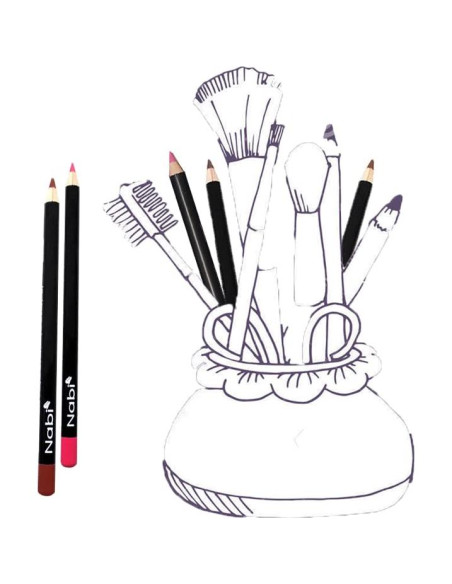 54 Lápices Delineador de Labios NABI Professional Makeup 54 Lápices Delineador de Labios NABI Professional Makeup