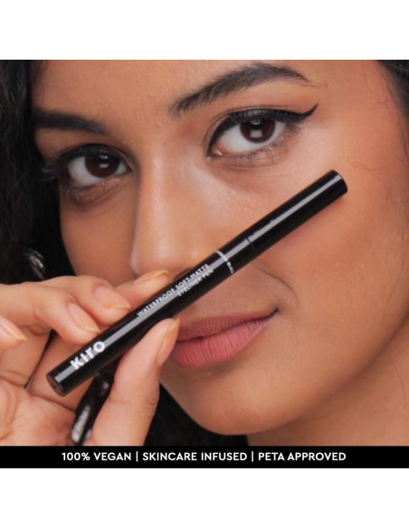 Lápiz de Eyeliner Impermeable Kiro Soft-Matte Negro 1.1ml Lápiz de Eyeliner Impermeable Kiro Soft-Matte Negro 1.1ml
