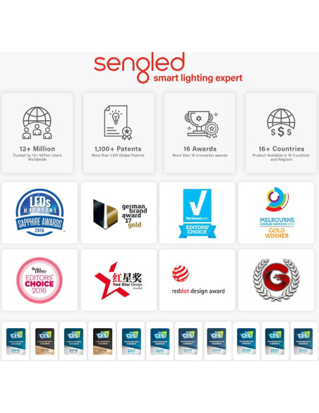 Bombilla Inteligente LED Sengled A19 E26 Multicolor 8.7W 800LM Bombilla Inteligente LED Sengled A19 E26 Multicolor 8.7W 800LM