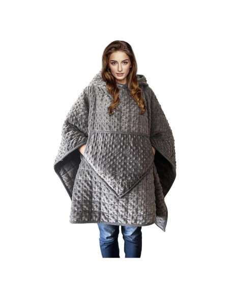 Manta Pesada Portátil VEJESIME 4.5kg 145.7x119.8cm Gris Manta Pesada Portátil VEJESIME 4.5kg 145.7x119.8cm Gris