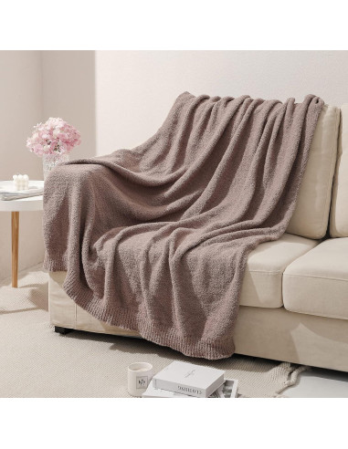 Manta Lanzada Bearberry Super Suave 50x60 cm Rosa Topo
