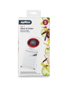 Cortador y Rallador 4 en 1 Zyliss E900027 Blanco/Rojo 2