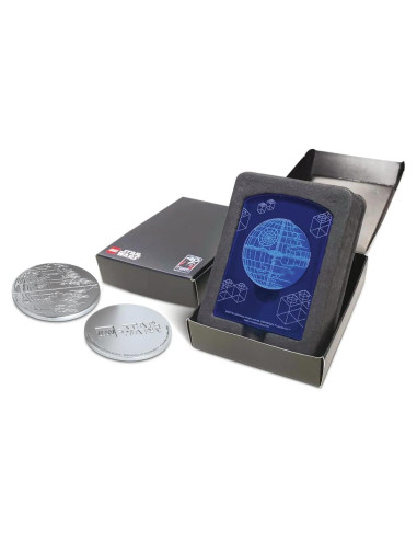 Moneda Coleccionable LEGO Star Wars 40 Aniversario Estrella de la Muerte
