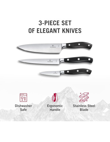 Conjunto de Cuchillos de Cocina Victorinox Grand Maitre 3 Piezas