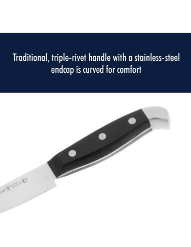 Cuchillo de Chef HENCKELS Statement 5" Acero Inoxidable Negro