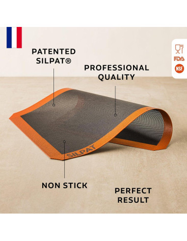 Alfombrilla de Silicona Antiadherente Silpat Silpain 41.9x29.5cm