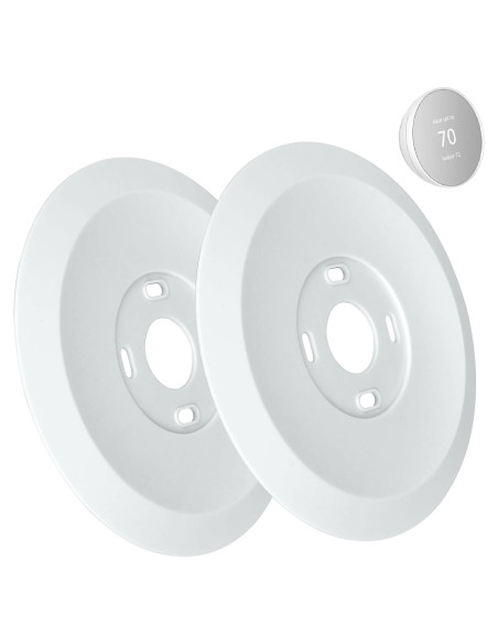 Cubierta de Placa de Pared ChangTa para Termostato Nest 2020 - 2 Piezas Cubierta de Placa de Pared ChangTa para Termostato Nest 2020 - 2 Piezas