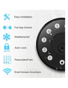 Cerradura Inteligente Sifely E2 Digital con Control por App 2