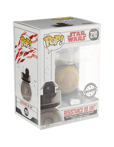 Figurita de Vinilo Funko POP! Star Wars BB Unidad Resistencia 10 cm