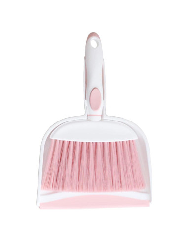 Juego de Escoba y Recogedor Mini BSMstone Rosa 26x17cm