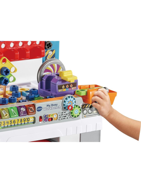 Banco de Trabajo Interactivo VTech 119 Piezas 3 Modos 2-5 Años Banco de Trabajo Interactivo VTech 119 Piezas 3 Modos 2-5 Años