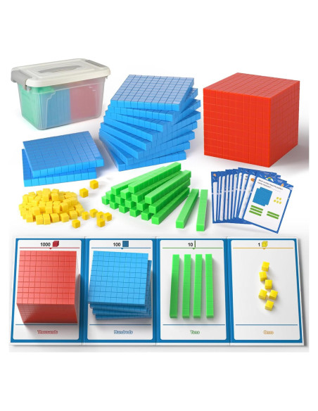 Bloques de Base Diez TH - Manipulativos Matemáticos 1.09 kg Bloques de Base Diez TH - Manipulativos Matemáticos 1.09 kg