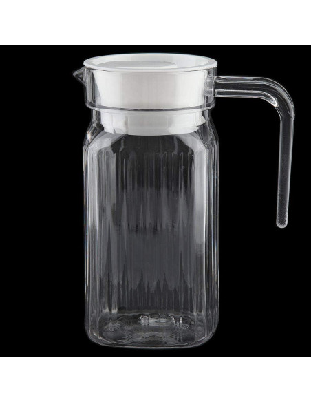 Jarra Acrílica Tbest 500ml con Tapa - Botella de Jugo Transparente Jarra Acrílica Tbest 500ml con Tapa - Botella de Jugo Transparente