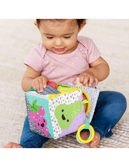 Cubo de Descubrimiento Sensorial Infantino 3M+ Espejo y Sonidos Cubo de Descubrimiento Sensorial Infantino 3M+ Espejo y Sonidos