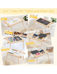 Mesa y Silla Sensorial GITAWUSA para Niños 2-8 Años 2