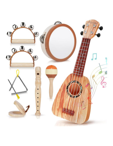 Juego de Juguetes Musicales Vanplay 7 Piezas para Niños