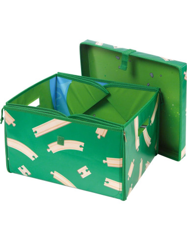 Conjunto de Ferrocarril Deluxe BRIO World 87 Piezas - Trenes de Madera