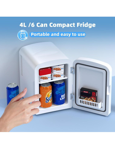 Refrigerador Compacto 4L Antarctic Star Mini Fridge Portátil