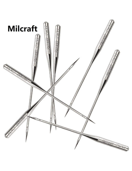 50 Agujas de Máquina de Coser Milcraft 75/11 para Bordado 50 Agujas de Máquina de Coser Milcraft 75/11 para Bordado