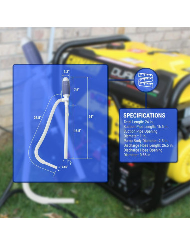 Bomba de Sifón Manual TERA PUMP TRDP15 12.1 LPM Uso Pesado