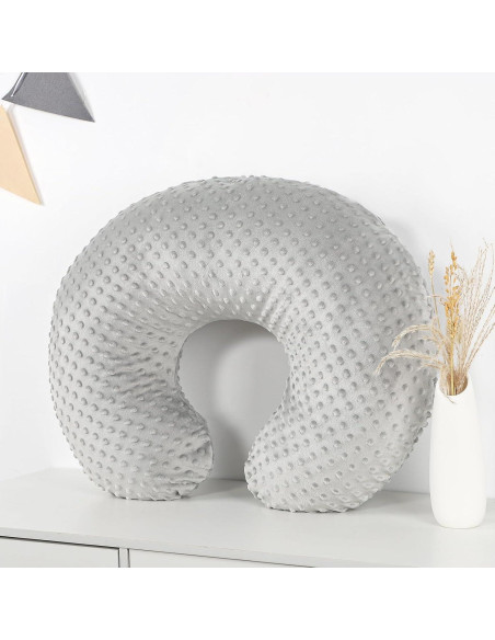 Funda de Almohada de Lactancia GFU Gris Suave 57x45 cm Funda de Almohada de Lactancia GFU Gris Suave 57x45 cm