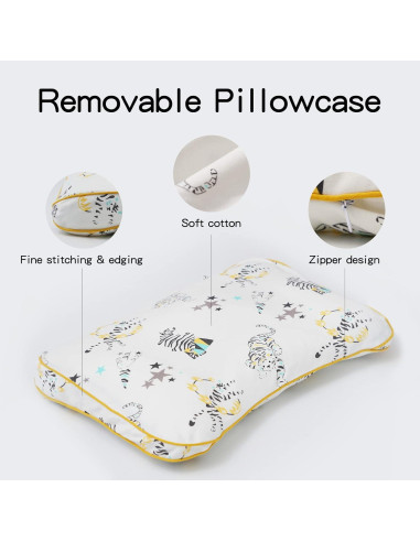 Almohada Ergonómica para Niños Reidio 50x32 cm Amarillo