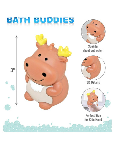 Juguete de Baño Flotante DolliBu Alce 7.62cm para Niños