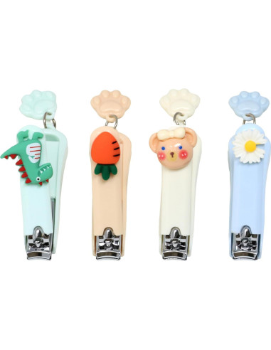 Cortauñas Infantiles Yueton 4 Piezas Diseño Divertido