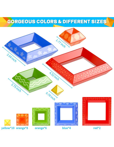 Juguetes de Apilamiento Montessori Doloowee 30 Pcs Educativos Juguetes de Apilamiento Montessori Doloowee 30 Pcs Educativos