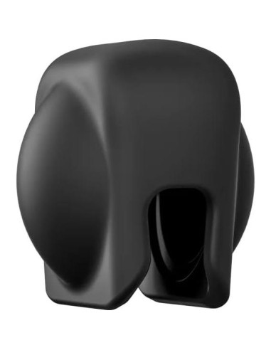 Tapa de lente Insta360 X3 - Silicona negra, 4.8x4.3 cm