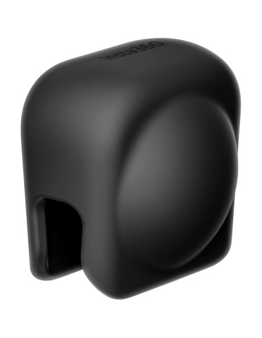 Tapa de lente Insta360 X3 - Silicona negra, 4.8x4.3 cm