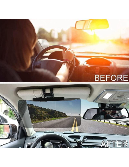 Extensor de Visera Universal Hongfa Antideslumbrante UV 33.5x19 cm Extensor de Visera Universal Hongfa Antideslumbrante UV 33.5x19 cm