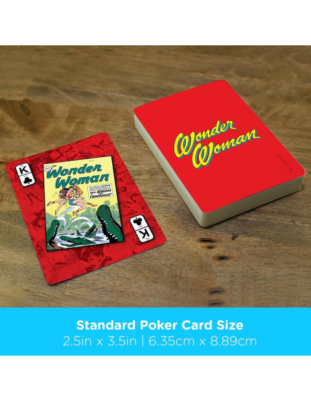 Baraja de Juego Mujer Maravilla DC Comics - 54 Cartas Temáticas Baraja de Juego Mujer Maravilla DC Comics - 54 Cartas Temáticas