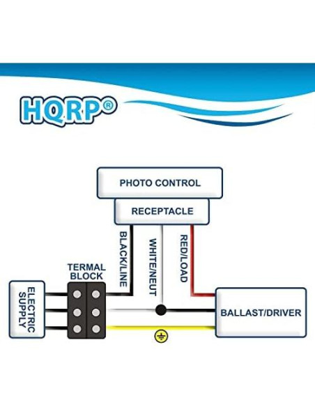 Sensor de Luz Fotocélula HQRP 20-Pack Interruptor Cableado Sensor de Luz Fotocélula HQRP 20-Pack Interruptor Cableado