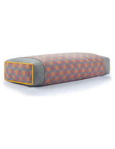 Cojín de Trigo Sarraceno EDMILE Ajustable 48x23 cm Gris